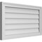 Ekena Millwork Vertical Surface Mount PVC Gable Vnt: Non-Functional, w/2"W x 1-1/2"H, Brickmould Frame, 32"W x 18"H GVPVE32X1802SN - alternate 5